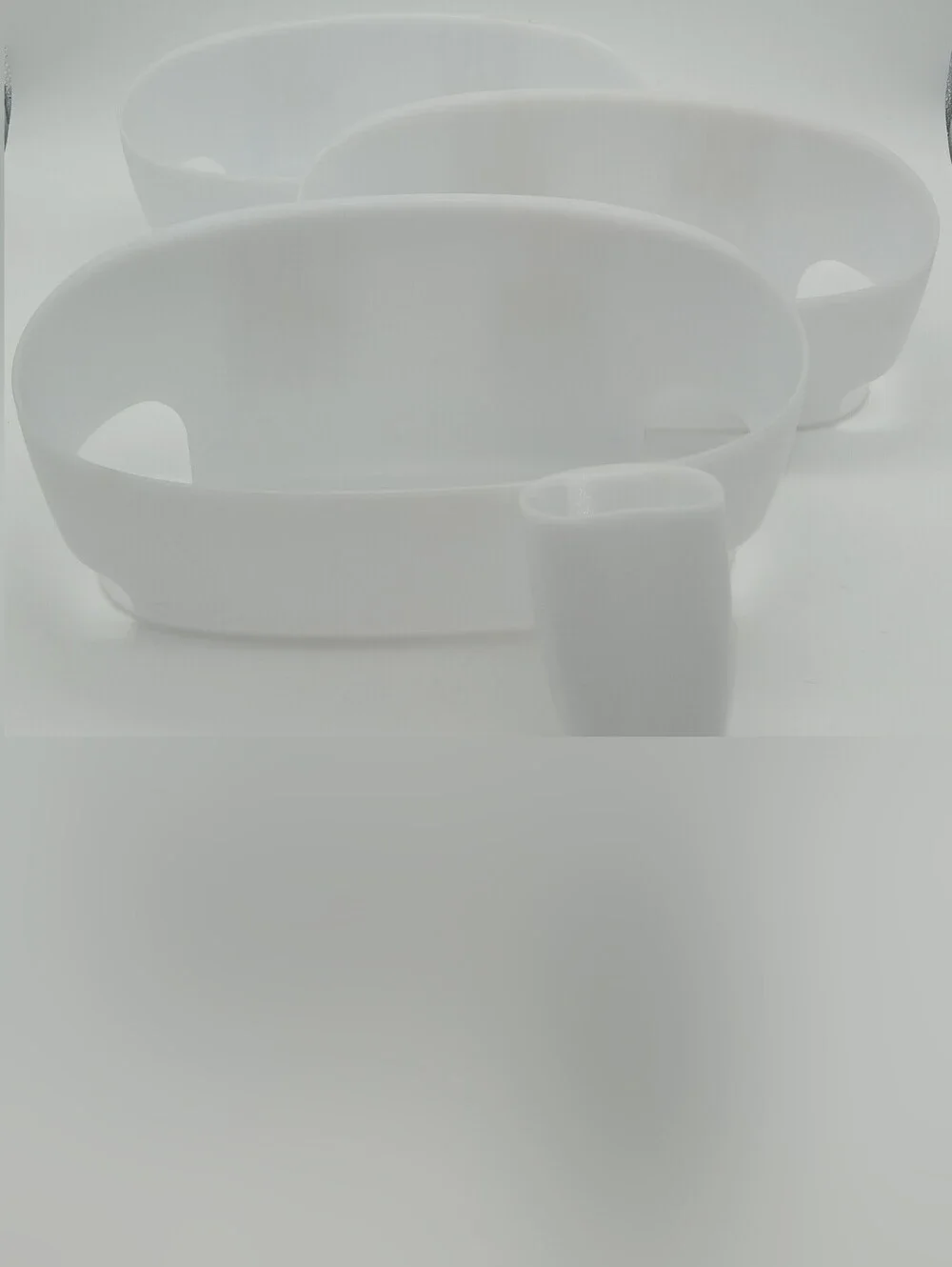 3M Command White/Clear Shower Caddy (3) & Razor Holder (1)
